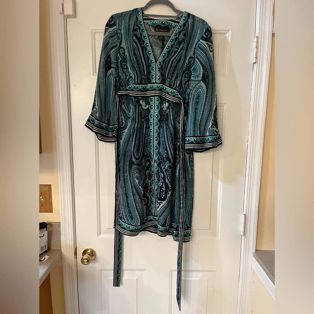 Blue Knee length dress